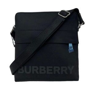 Burberry Unisex Nylon Logo Print Black Shoulder/ Crossbody Bag